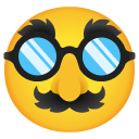 Mustache disguise sample mask